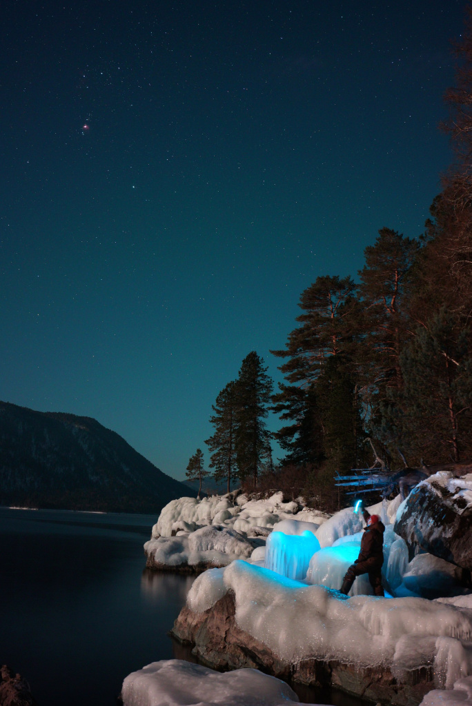 Наблюдения на берегу Телецкого озера можно вести круглый год 