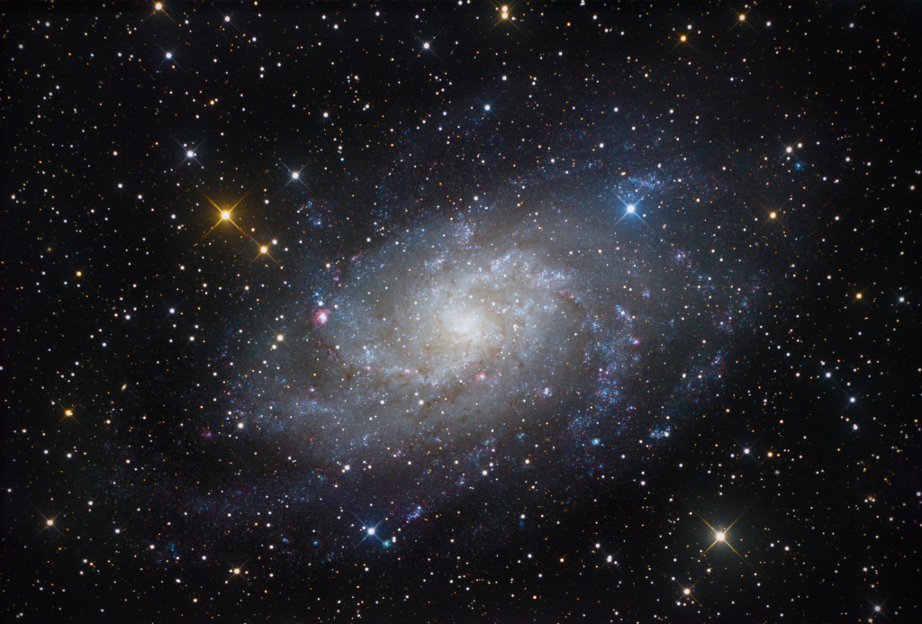 Спиральная галактика с активным звездообразованием_Роман и Татьяна Воробьевы 