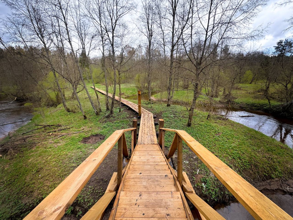 Мост через Гремячую и настилы