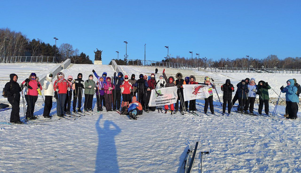 15 км по Амуру шли на выставку заповедника жители Комсомольска