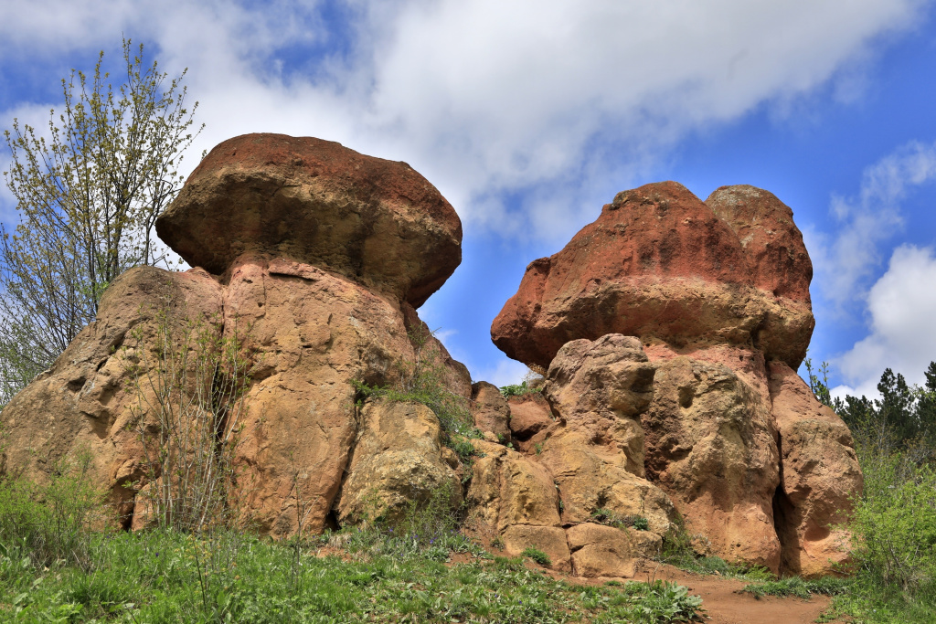Скалы Красные Грибы_Кисловодский нацпарк_Фото Владимира Горбатовского