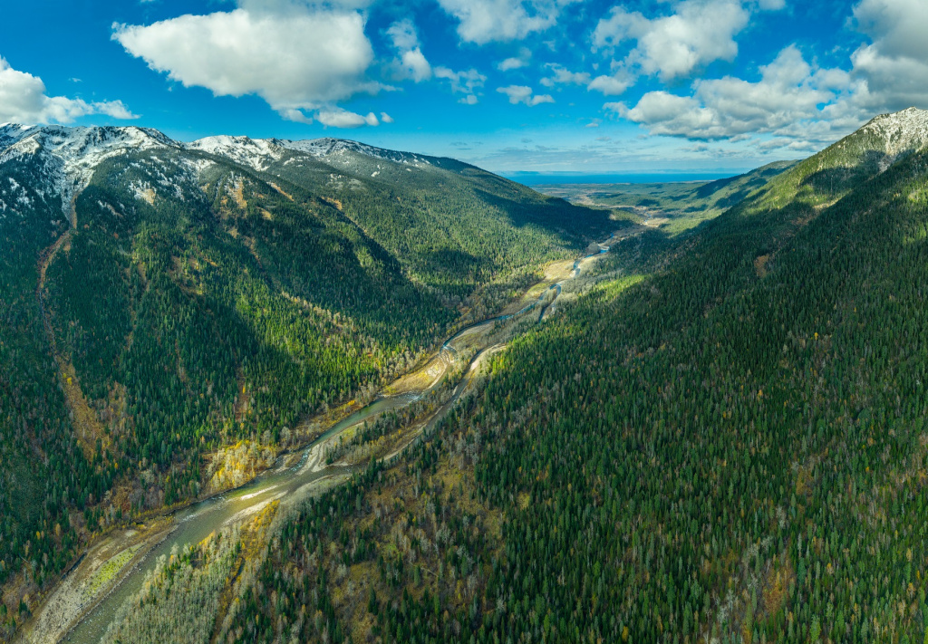 Байкальский заповедник с высоты птичьего полета.Фото Дмитриев Игорь, Щипкова Елена 