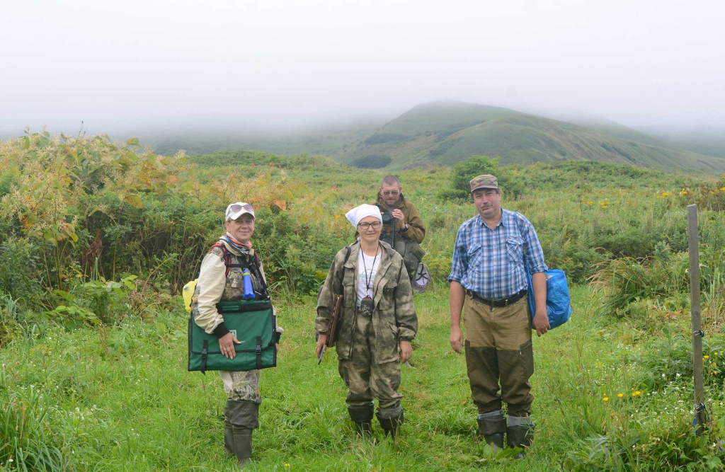 Ботанические исследования в урочище Данилово_Курильский заповедник