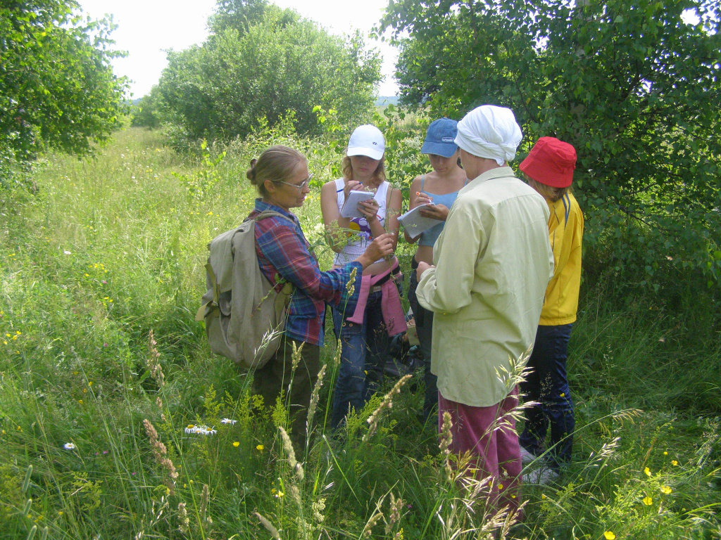 Флорист Т.В.Разживина на учебной экскурсии